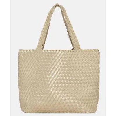 New Arrivals Ilse Jacobsen Reversible Tote Bag In Ivory/platin In Neutral