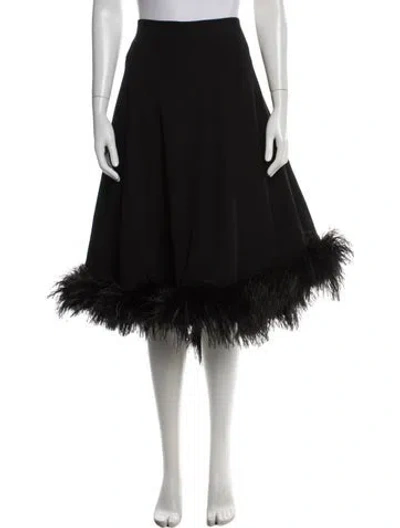 Pre-owned New Arrivals Midi Length Skirt W/ Tags In Black