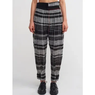 New Arrivals Nu Black And White Check Trouser