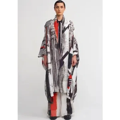 New Arrivals Nu Hand Painted Coat In Multi