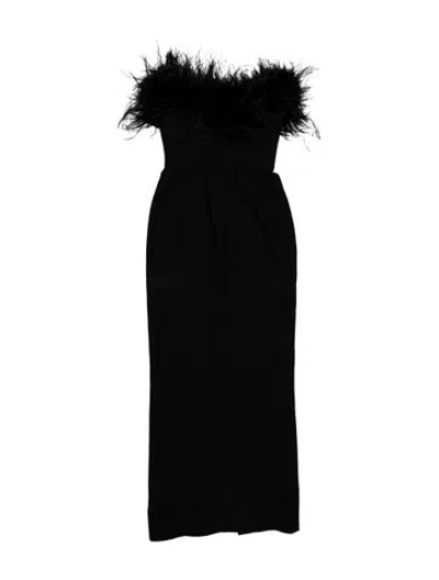 Pre-owned New Arrivals Off-the-shoulder Long Dress W/ Tags In Black
