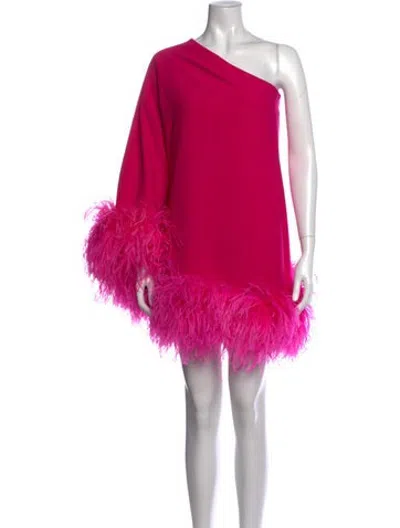 Pre-owned New Arrivals One-shoulder Mini Dress In Pink