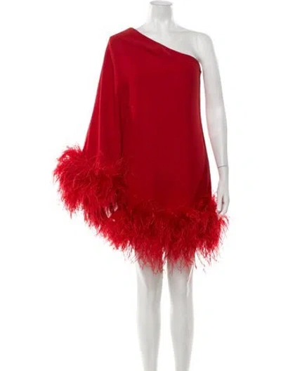 Pre-owned New Arrivals One-shoulder Mini Dress In Red