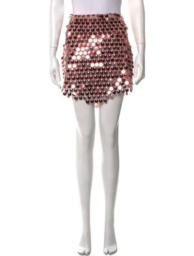 Pre-owned New Arrivals Patterned Mini Skirt In Multicolor