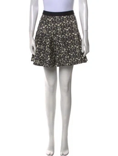 Pre-owned New Arrivals Printed Mini Skirt In Multi