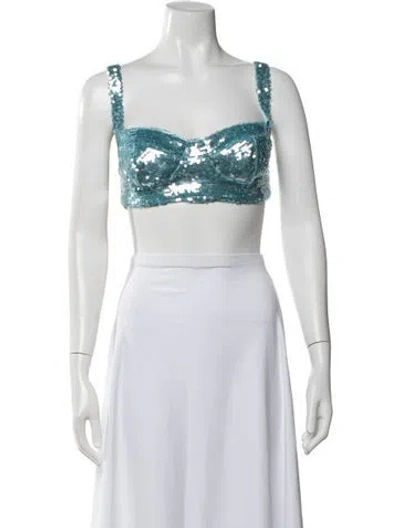 Pre-owned New Arrivals Scoop Neck Sleeveless Crop Top In White