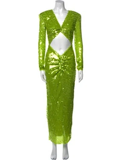 Pre-owned New Arrivals Sequin Long Dress W/ Tags In Gray