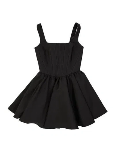 Pre-owned New Arrivals Square Neckline Mini Dress W/ Tags In Black