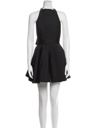 Pre-owned New Arrivals Square Neckline Mini Dress W/ Tags In Gray