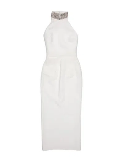 Pre-owned New Arrivals Strapless Knee-length Dress W/ Tags In White
