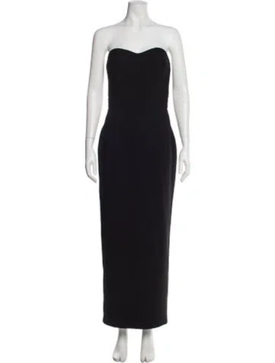 Pre-owned New Arrivals Strapless Long Dress In Blue
