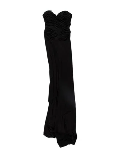 Pre-owned New Arrivals Strapless Long Dress In Blue