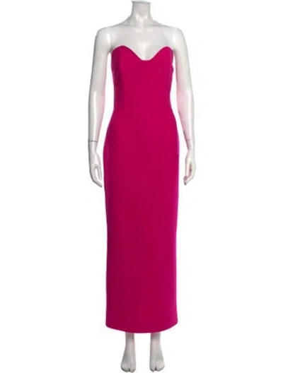 Pre-owned New Arrivals Strapless Long Dress In Pink