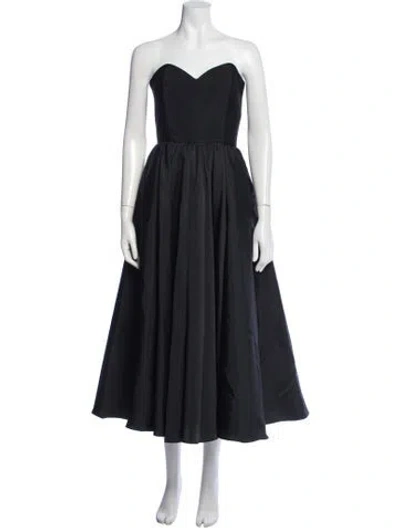 Pre-owned New Arrivals Strapless Midi Length Dress W/ Tags In Black
