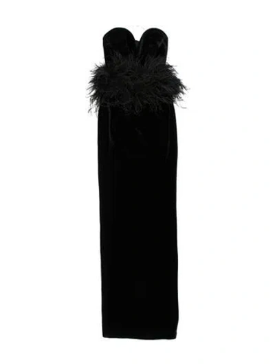 Pre-owned New Arrivals Strapless Mini Dress In Black