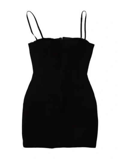 Pre-owned New Arrivals Strapless Mini Dress In Black