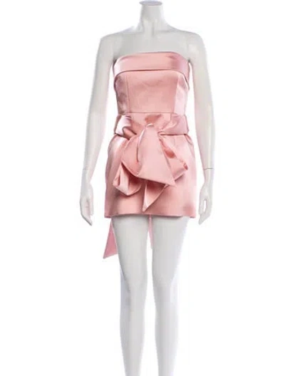 Pre-owned New Arrivals Strapless Mini Dress In Pink