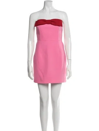 Pre-owned New Arrivals Strapless Mini Dress In Pink
