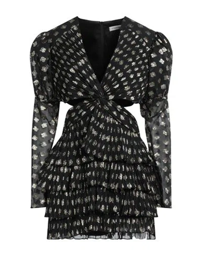 New Arrivals Woman Short Dress Black Size 8 Pes - Polyethersulfone