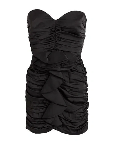 New Arrivals Woman Mini Dress Black Size 8 Pes - Polyethersulfone In Multi