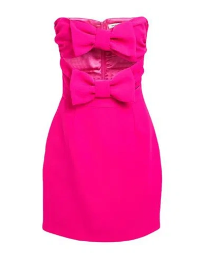 New Arrivals Woman Mini Dress Fuchsia Size 6 Pes - Polyethersulfone In Pink