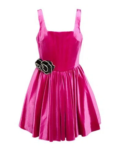 New Arrivals Woman Mini Dress Fuchsia Size 8 Pes In Pink