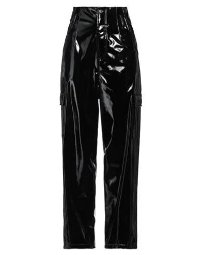 New Arrivals Woman Pants Black Size 6 Pvc - Polyvinyl Chloride, Pes - Polyethersulfone, Polyurethane