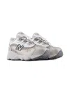 New Balance 1000 Bungee Lace Metallic-effect Sneakers In Gray
