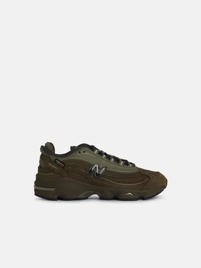 New Balance '1000' Green Leather Blend Sneakers