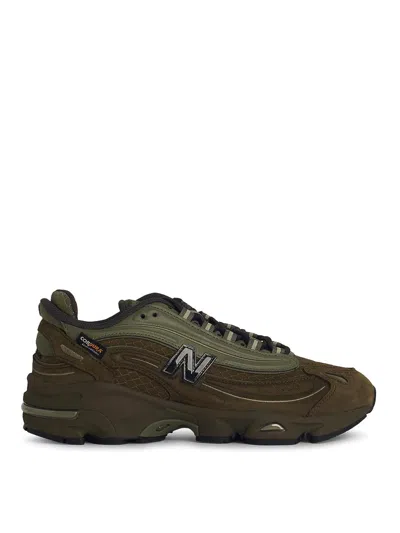 New Balance 1000 Green Leather Blend Sneakers
