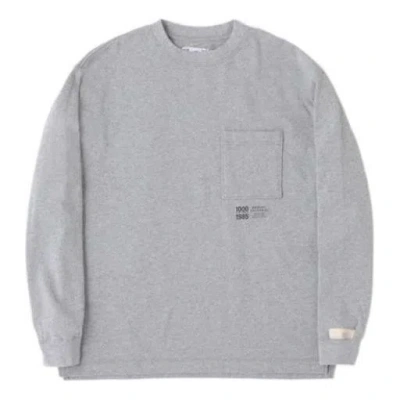New Balance 1000 Long Sleeve T-shirt Regular Fit 'grey' In Gray