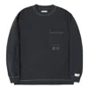 New Balance 1000 Long Sleeve T-shirt Regular Fit 'phantom' In Black