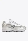 New Balance Contemporary Sneakers Featuring Mesh Panels And Reflective Accents In Silver