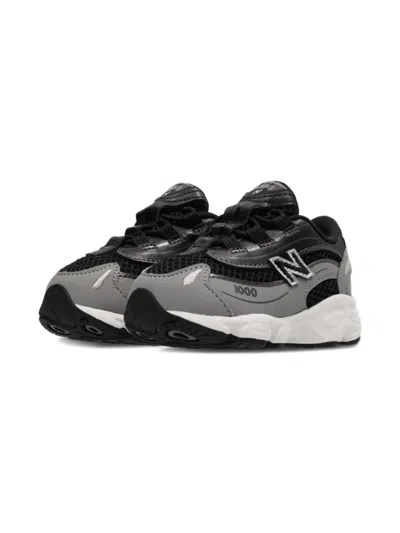 New Balance Kids' 1000 Metallic-effect Sneakers In Blue