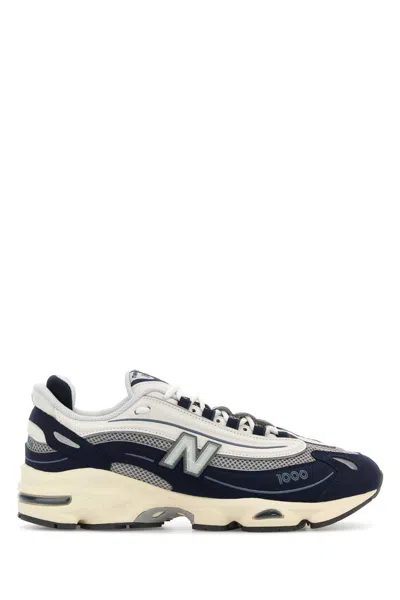 New Balance 1000 Panelled Mesh Sneakers In Blue