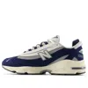 New Balance 1000 Leather And Mesh Sneakers In Blue