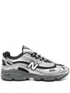 New Balance Mens Silver Metallic Green 1000 Metallic Mixed-material Trainers