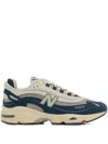 New Balance 1000 Leather And Mesh Sneakers In Blue
