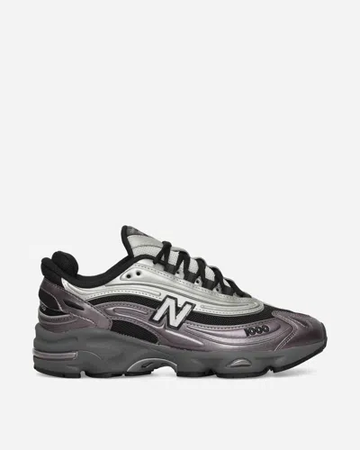NEW BALANCE 1000 SNEAKERS DARK ICE WINE / SILVER METALLIC