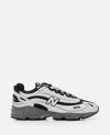 New Balance Mens Silver Metallic Green 1000 Metallic Mixed-material Trainers In Grey