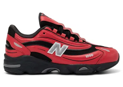 Pre-owned New Balance 1000 Sneakers In Blast Red/metallic Silver
