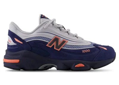 Pre-owned New Balance 1000 Sneakers In Navy Blue/nautical Coral/grey