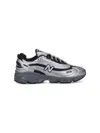 New Balance Mens Silver Metallic Green 1000 Metallic Mixed-material Trainers In Silver