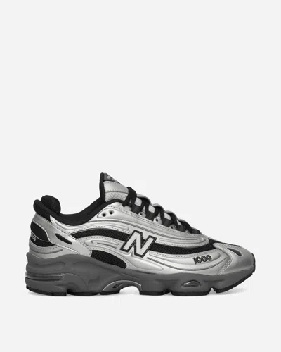 NEW BALANCE 1000 SNEAKERS SILVER METALLIC / BLACK