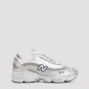 New Balance Contemporary Sneakers Featuring Mesh Panels And Reflective Accents In White