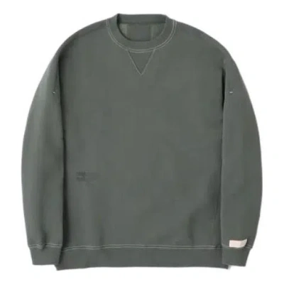 New Balance 1000 Sweat Crew Regular Fit 'grey Green' In Gray