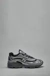 New Balance Mens Silver Metallic Green 1000 Metallic Mixed-material Trainers