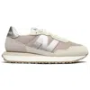 New Balance Womens Grey Rain Cloud 327 Logo-stitched Woven Low-top Trainers