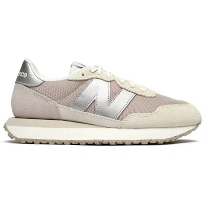 New Balance Womens Grey Rain Cloud 327 Logo-stitched Woven Low-top Trainers
