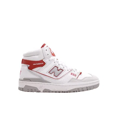 New Balance 650 High-top Sneakers In White With Astro Dust And Angora